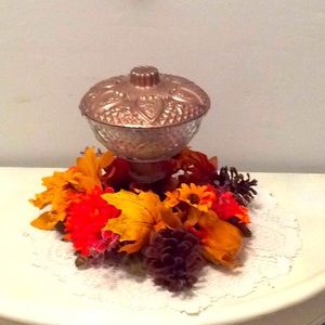 3 Fall Candle Rings (only)
